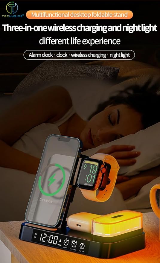 30W Fast Charging 4 in 1 Wireless Charger - TUZZUT Qatar Online Shopping