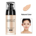 Foundation Soft Nature Long Wear Oil Control Concealer Liquid Foundation Cream 40ml - Tuzzut.com Qatar Online Shopping