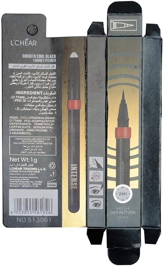 L'CHEAR Smooth Cool Black Liquid Eyeliner 1g 513061 L'CHEAR Smooth Cool Black Liquid Eyeliner 1g 513061
