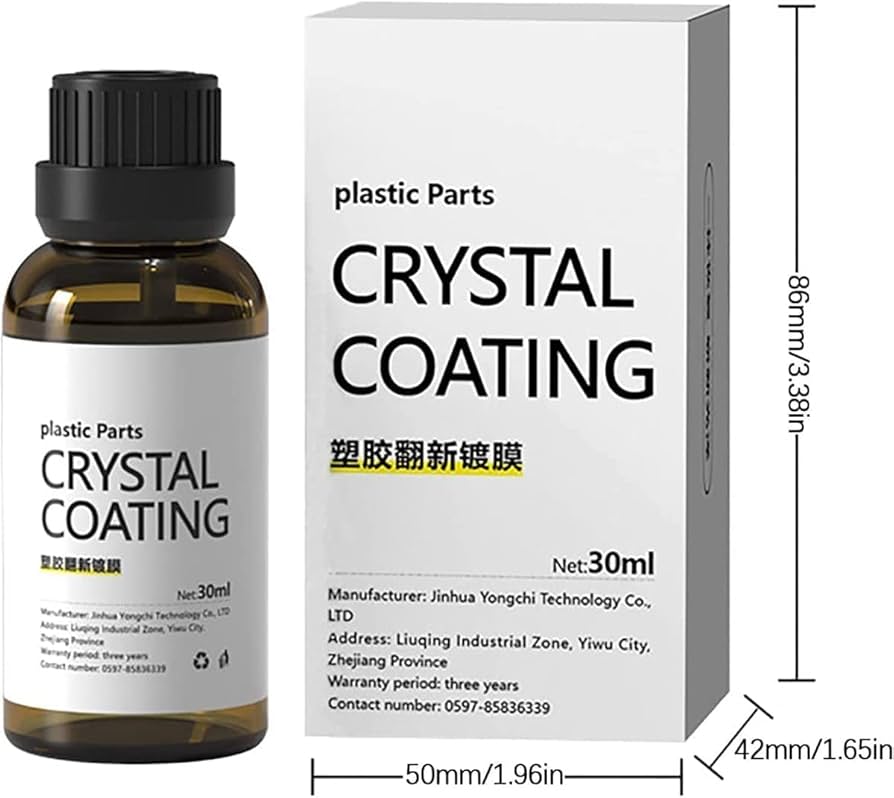 Plastic Parts Cristal Coating- 30ml Plastic Parts Cristal Coating- 30ml