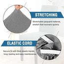 Stretch Dining Chair Covers Elastic High Back Dining Room Chair Cover - TUZZUT Qatar Online Shopping