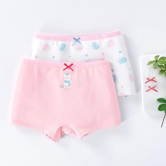 2pcs Kids Baby Girls Cute Cartoon Boxer Briefs Soft Boyshort Panties 1309029 - TUZZUT Qatar Online Shopping