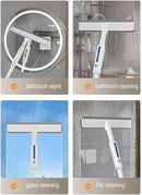 Glass Cleaning Mop for Home Window Cleaning White 35cm panel - TUZZUT Qatar Online Shopping