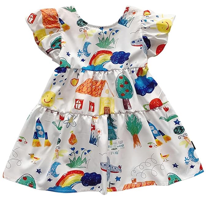 Kid Girl Sleeve Less Dress 1556453 - TUZZUT Qatar Online Shopping