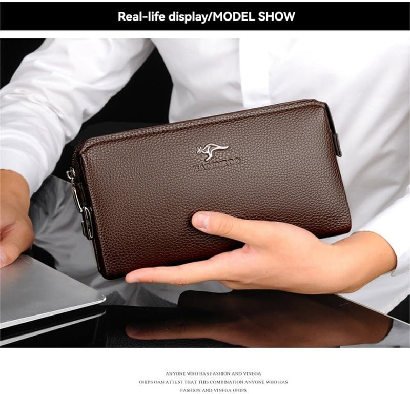 Men's New Combination Lock Handbag  B-916730 - TUZZUT Qatar Online Shopping