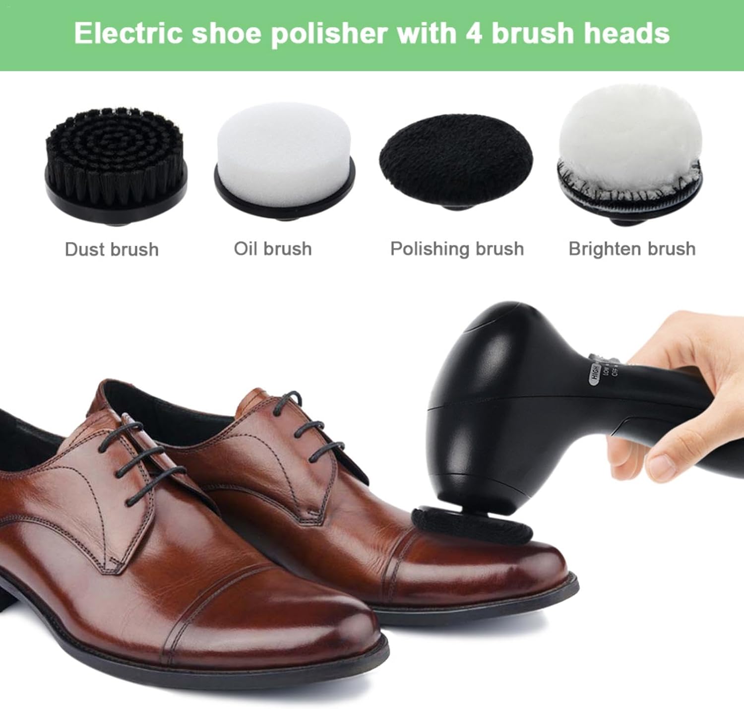 4 IN 1 Automatic Shoe Polishing Brush AE-711 4 IN 1 Automatic Shoe Polishing Brush AE-711