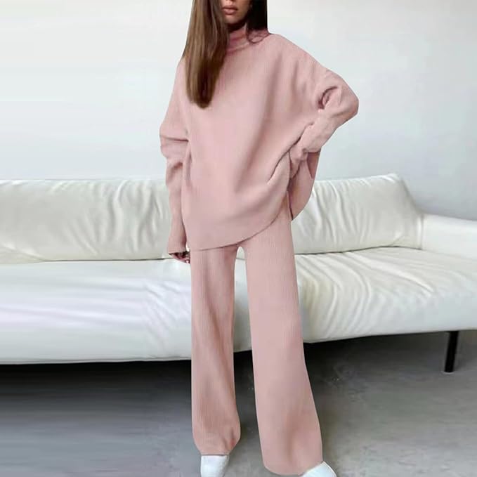 Winter Casual Warm Outfits Women Knitted Two Pieces Set L 028080917 Winter Casual Warm Outfits Women Knitted Two Pieces Set L 028080917
