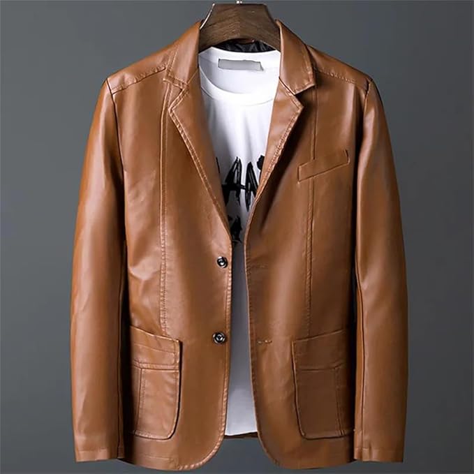 Autumn Casual Motorcycle Leather Jacket S4705030 Autumn Casual Motorcycle Leather Jacket S4705030