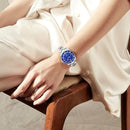 Prestar Aquaman Silver Strap Blue Dial Watch AQ155