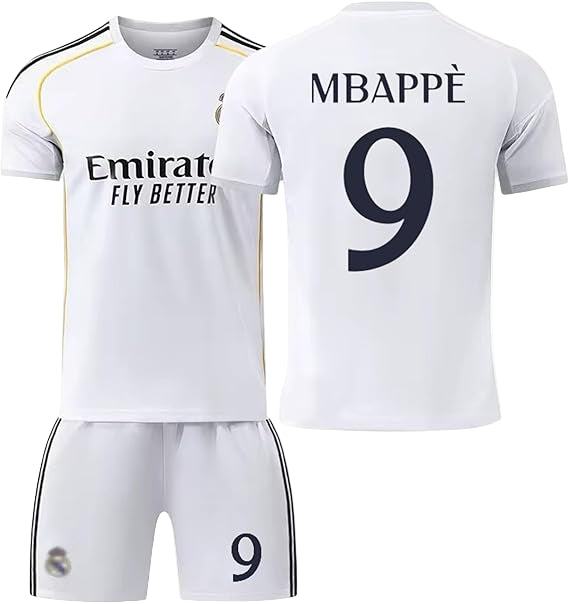 Real Madrid 2025-26 Home Jersey With shots Mbappé - 09 - MSJ01 - TUZZUT Qatar Online Shopping