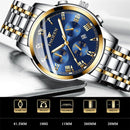 Mens Chronograph Stainless Steel Quartz Watch W7610 - TUZZUT Qatar Online Shopping