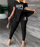 Summer Printed Two Piece Set Women M B-114812 - TUZZUT Qatar Online Shopping