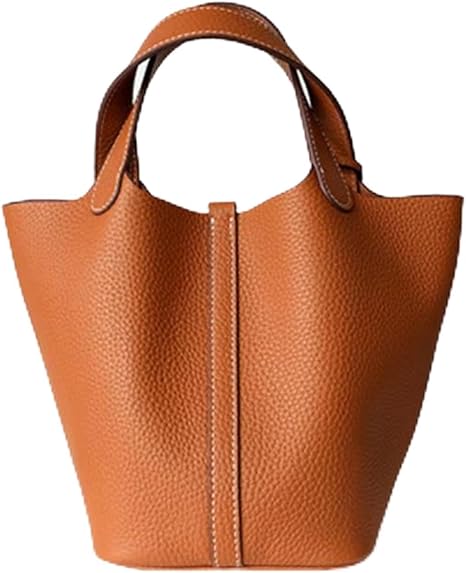 Women's Leather Basket Bag 459326 - TUZZUT Qatar Online Shopping