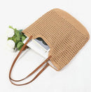 Women Large Summer Beach Tote Shoulder Bags S055 - TUZZUT Qatar Online Shopping