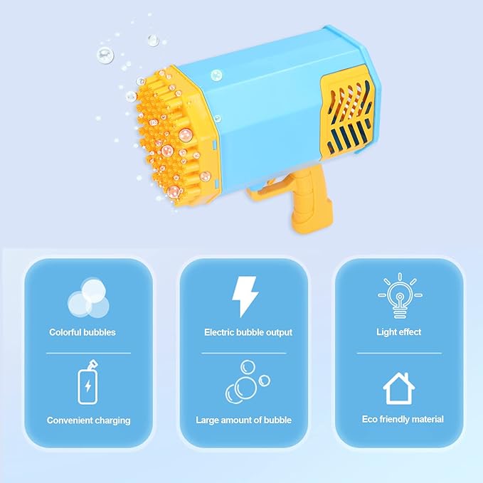 Bubble Making Gun with Non-slip Handle for Outdoor Summer Children Toys S4658896 Bubble Making Gun with Non-slip Handle for Outdoor Summer Children Toys S4658896