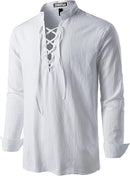 Men's Medieval Vintage Long Sleeve Shirt   Z804497 - TUZZUT Qatar Online Shopping