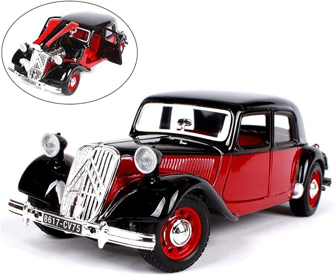 Car model 1938 Citroen 15 Cv Car Model, 1:24 Static Die-casting Car with Base 20x7.3x6.5cm Collectible Vehicles Toy Car Model Toy for Children Diecast Cars lalay S1652434 - Tuzzut.com Qatar O