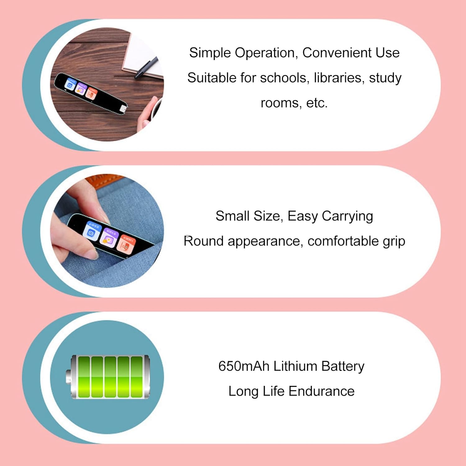 Translation Scanning Pen with HD Touch Screen 5V-1A Translation Scanning Pen with HD Touch Screen 5V-1A
