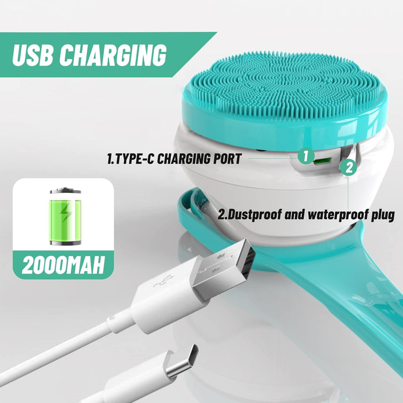 Electric Shower Brush MYS-06 - TUZZUT Qatar Online Shopping