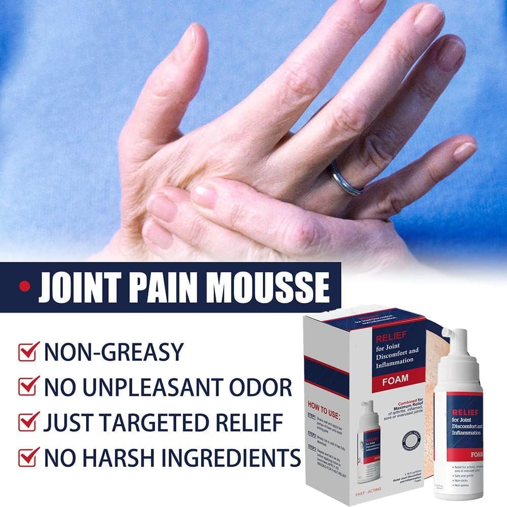 Relief for Joint Discomfort and Inflammation Foam Relief for Joint Discomfort and Inflammation Foam