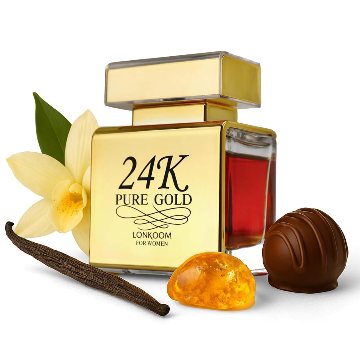 Lonkoom 24K Pure Gold For Women EDP-100ml Lonkoom 24K Pure Gold For Women EDP-100ml