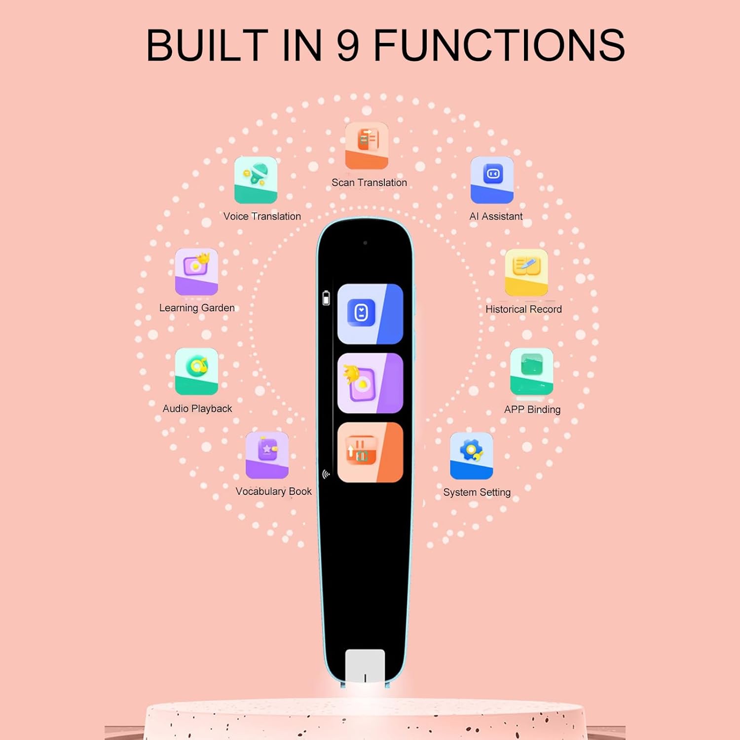 Translation Scanning Pen with HD Touch Screen 5V-1A Translation Scanning Pen with HD Touch Screen 5V-1A