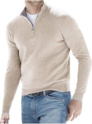 Men Fall Winter Sweater Zipper Warm Top   S9742013 - TUZZUT Qatar Online Shopping