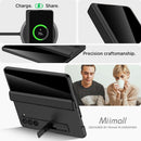 Miimall for Samsung Galaxy Z Fold 5 Case with Privacy Screen Protector, Built-in Convenient Adjustable Kickstand