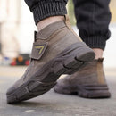 Suede Slip-On Walking Safety Toe 3644 - TUZZUT Qatar Online Shopping