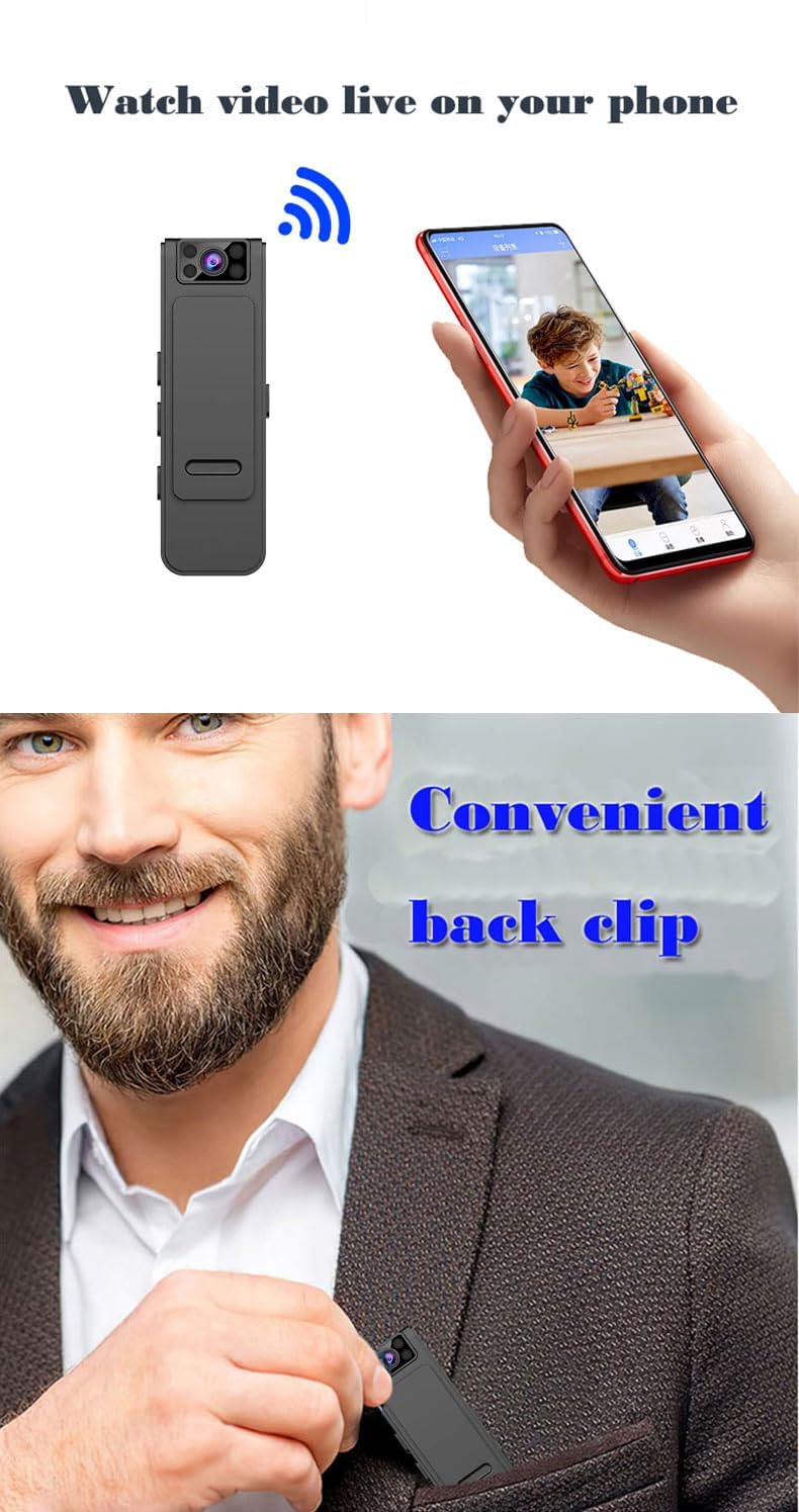 Wearable Body Camera with LAN connectivity for app with Night Vision 1080p HD AVI Video Wearable Body Camera with LAN connectivity for app with Night Vision 1080p HD AVI Video