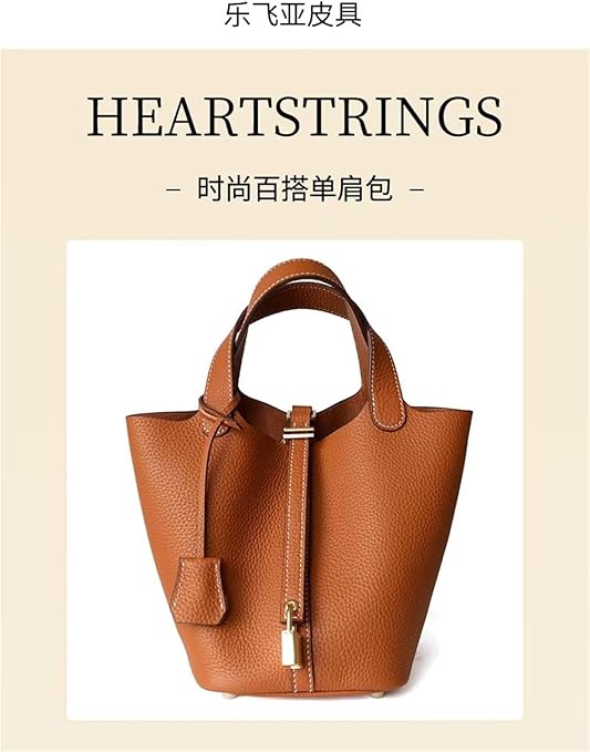 Women's Leather Basket Bag 459326 - TUZZUT Qatar Online Shopping