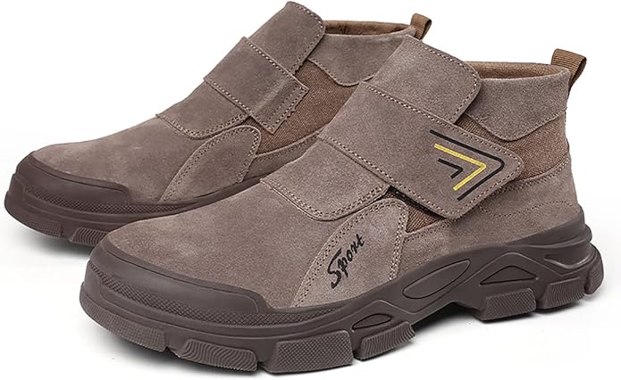 Suede Slip-On Walking Safety Toe 3644 - TUZZUT Qatar Online Shopping