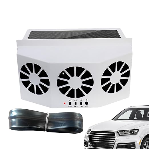 Solar-Powered Car Ventilation Fan - TUZZUT Qatar Online Shopping
