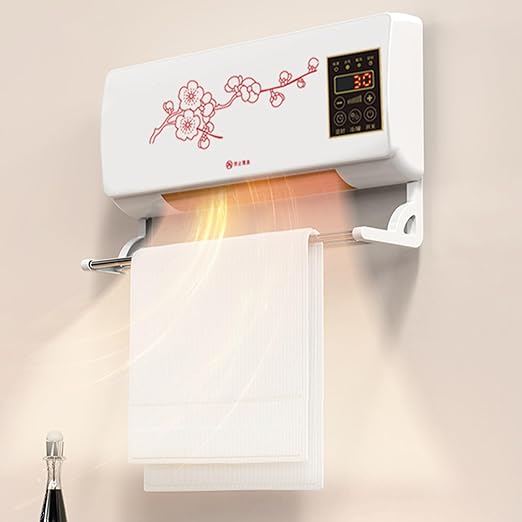 Wall Mounted Electric Space Heater with Remote Control 1800W Wall Mounted Electric Space Heater with Remote Control 1800W
