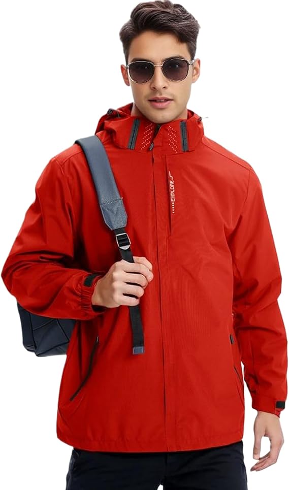 Men's Windproof Waterproof Jacket EXP1086 - TUZZUT Qatar Online Shopping