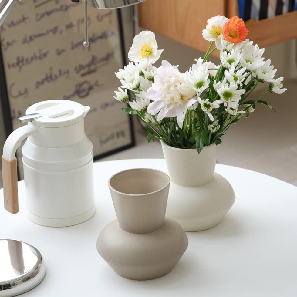 Wide Mouth Ceramic Flower Vase A2314