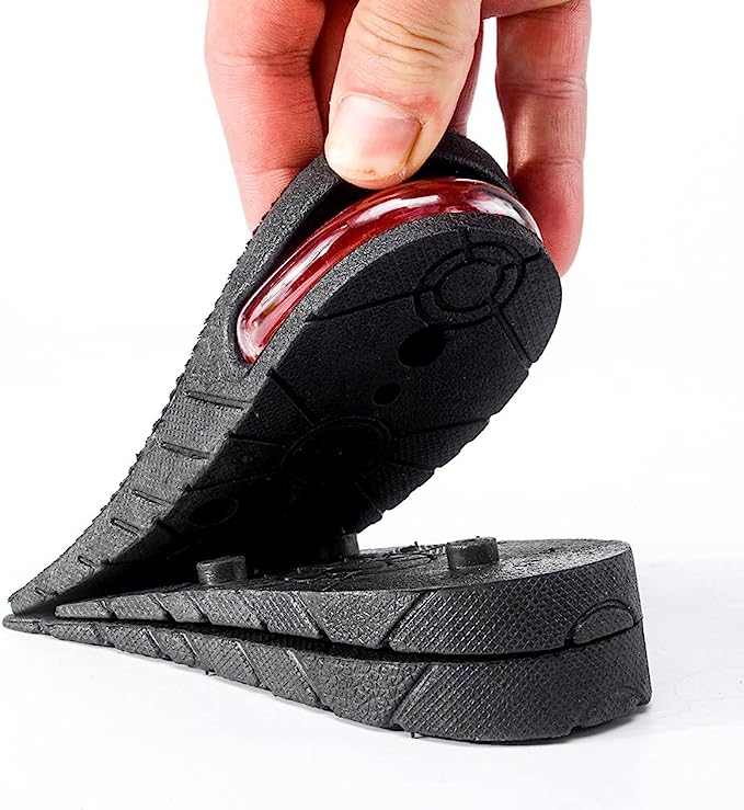 Height Increasing Insole 3-Layer Air Cushion Heel Insert Lift Shoes Insole for Men and Women Invisible Elevator Insoles 6cm S4479967 - Tuzzut.com Qatar Online Shopping