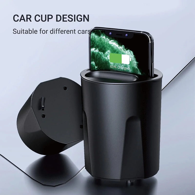 Wireless Car Charger Cup Holder B1