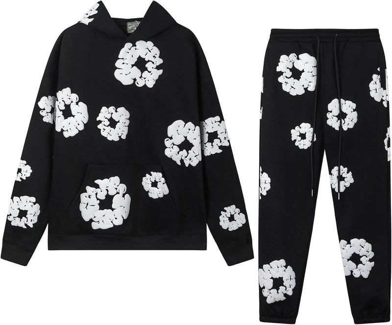 Denim Tears Tracksuit Black B-6580 - TUZZUT Qatar Online Shopping