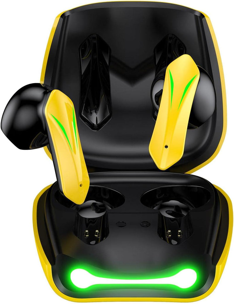 Ear Headphones,Wireless Stereo 5.2 in Ear Touch Control Headphone Low Latency Handsfree | Wireless Stereo Ear Buds Built-in Mic Headset Immersive Sound