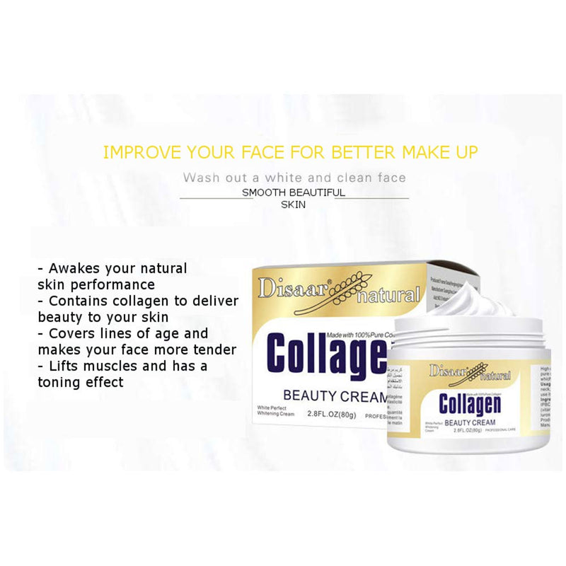 DISAAR BEAUTY Collagen Beauty Cream 80g - Tuzzut.com Qatar Online Shopping