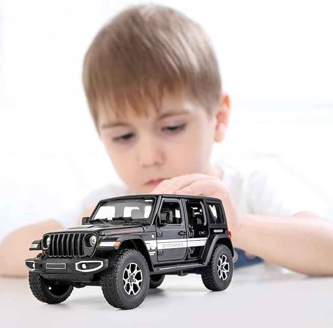Off-Road 7 Door Jeep Wrangler Alloy Toy Car 1:22 Off-Road 7 Door Jeep Wrangler Alloy Toy Car 1:22