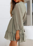 Womens Dresses 2022 Fall Long Sleeve Wedding Guest Dresses  1100767 - TUZZUT Qatar Online Shopping