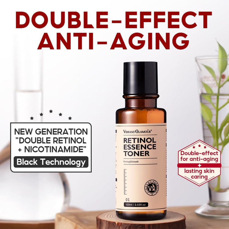 Vibrant Glamour, Retinol Essence Toner 100ml - TUZZUT Qatar Online Shopping