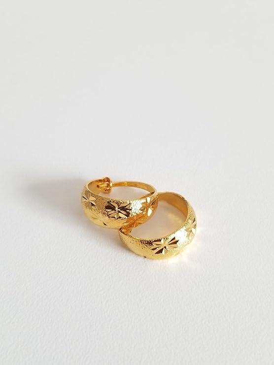 Nattiyan Hoop Earrings DN2073 - TUZZUT Qatar Online Shopping