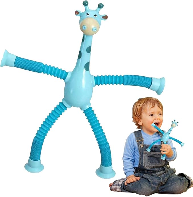 Giraffe Telescopic Suction Cup Toys 1555219 Giraffe Telescopic Suction Cup Toys 1555219