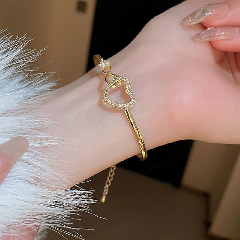 Infinity Heart Bracelet For Women