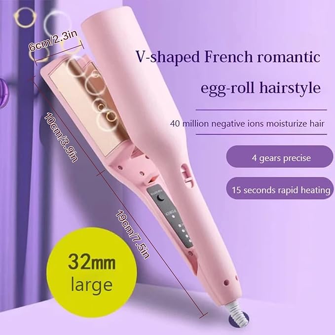 French Egg Roll Hairstyle iron V-shaped Hair Curler LR-188 French Egg Roll Hairstyle iron V-shaped Hair Curler LR-188