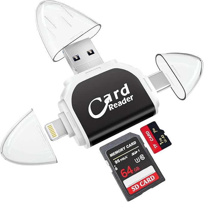 Multi-Port 4 in 1 Universal SD TF Card Reader MP566 Multi-Port 4 in 1 Universal SD TF Card Reader MP566