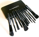 MAC 12 Pcs Makeup Brushes - TUZZUT Qatar Online Shopping